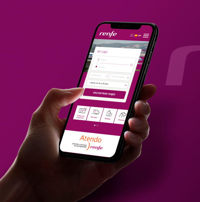 Rediseño web de renfe